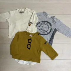 長袖Tシャツ 80cm 3枚セット