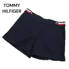 【希少美品】トミーヒルフィガー　ショートパンツ　ネイビー　サイドマルチカラーのサムネイル