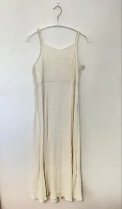 アイボリー キャミワンピース ロング Kastane