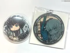 鬼滅の刃 時透無一郎 缶バッジ ぎゅぎゅっとやわらクリアチャーム ラバスト