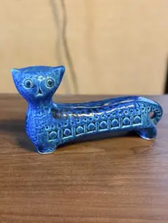 Bitossi リミニブルー ゾウ 陶器 オブジェ イタリア製 ビトッシ 置物