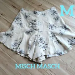 ⭐️4/24限定価格‼️MISCH MASCH/ベージュ/花柄ショートパンツ/Mのサムネイル