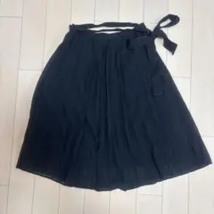 zoe 黒 プリーツスカート ブラック