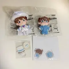 【新品】名探偵コナン もこもこリラックスタイム 怪盗キッド 江戸川コナン セット