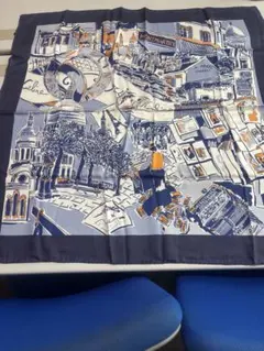 保管品HERMES エルメス スカーフHermes 24宇宙船カレ45シルク - メルカリ