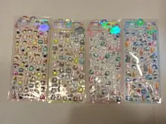 【正規ライセンス品】3Dシール　オバケーヌ　うるちゅる　おばけシール4枚セット