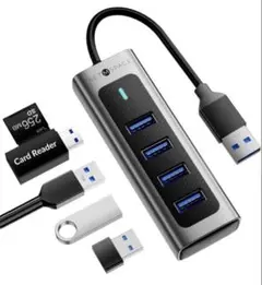⭐️特別価格⭐️usbハブ 3.0 4ポート 5Gbps 高速転送 軽量 ハブ