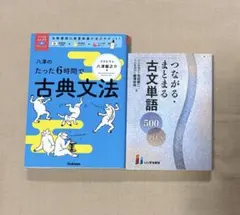 八澤のたった6時間で古典文法 つながるまとまる古文単語500PLUS セット