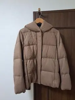 UNIQLO　ブラウン フード付き ダウンジャケット