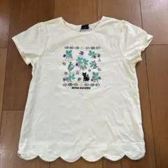 I*A様 アナスイミニ130 イエロー裾スカラップTシャツ