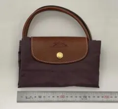 LE PLIAGE LONGCHAMP TYPE 'S' ダークブラウン