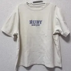 ruby and you ルビーアンドユー　Tシャツ　ブラック 2026年最新】RUBY AND YOUの人気アイテム - メルカリ