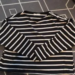 Mサイズ ボーダー 長袖Tシャツ