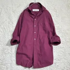 THE SHINZONE 刺繍 ダディシャツ 長袖 ボルドー Fサイズのサムネイル