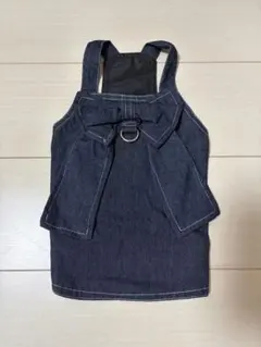 犬服　サロペット　リボン
