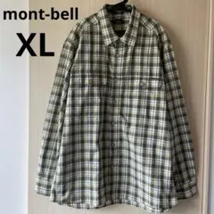 mont-bell チェック柄 長袖シャツ XL ボタンシャツ　アウトドアのサムネイル