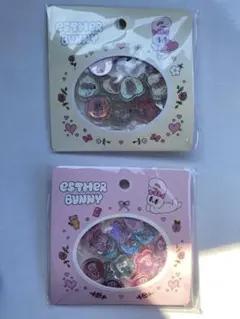 ESTHER BUNNY おはじきシール　2セット