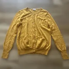 MACKINTOSH PHILOSOPHYカーディガン 毛100％　山吹色　黄色