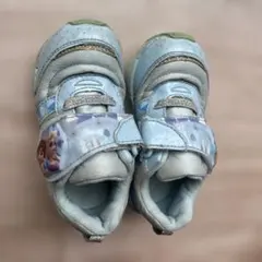 ムーンスター　アナと雪の女王 スニーカー 16.0cm 光る靴　光るスニーカー