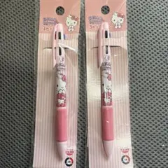 【最終値下げ】【激レア】ハローキティフラワーボールペン　平成レトロ　廃盤 最終値下げ】【激レア】ハローキティフラワーボールペン 平成レトロ 廃盤