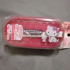 レア⭐チャーミーキティ 2段弁当箱 ランチボックス 2005 산리오