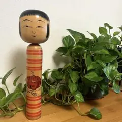 伝統こけし あつみ 阿部進矢 こけし 郷土玩具 木地玩具 ヴィンテージ