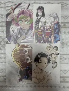 鬼滅の刃 全集中展　幕間画ポストカード 甘露寺 お館様　善逸 伊之助　セット ④