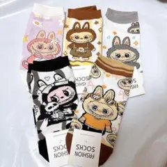 [새상품 5개 세트] 러브 가슴 양말 23~25cm