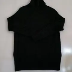 ラルフローレン黒 タートルネック ニットセーター38000円