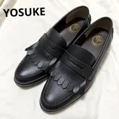 YOSUKE ヨースケ　フリンジローファー ブラック　23センチのサムネイル