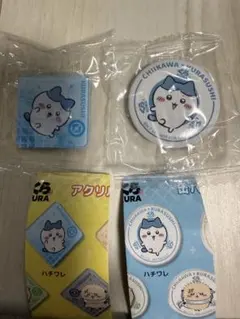 くら寿司×ちいかわ 2026 ハチワレ 缶バッジ＆マグネット びっくらぽん