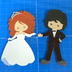 こんちゃん様専用ページ　新郎新婦ペーパークラフト