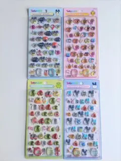 【国内正規品】たまごっち　ボンボンドロップシール　4種類セット