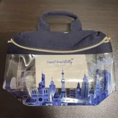 Estée Lauder エスティーローダー　旅行用ポーチ ネイビーのサムネイル