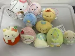 サンエックスすみっコぐらし ぬいぐるみ・マスコット 10個セット