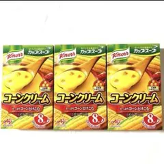 クノール　カップスープ　コーンクリーム　 8袋×3箱のサムネイル