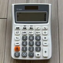 TOPVALUトップバリュイオンブランド電卓12桁会計士最安値中古文房具計算機