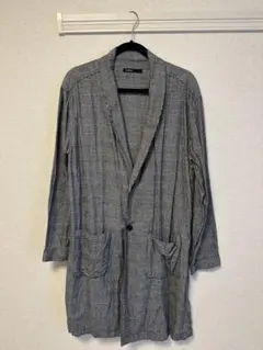 Confirm チェック柄 ロングコート 薄手 Lサイズ