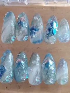 クラゲネイルチップ