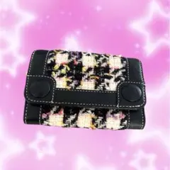 ★࿐໒꒱ ⡱Pinky Girls 財布 ツイード★࿐໒꒱ ⡱のサムネイル