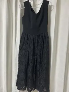 ラグナムーン　ブラック パーティードレス S