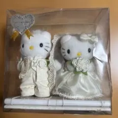 平成レトロ　ハローキティ　ウェディング　ぬいぐるみ　人形　ドレス　2000年