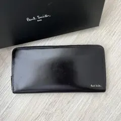 ポールスミス Paul Smith コードバン 長財布 ラウンドジップ 箱付