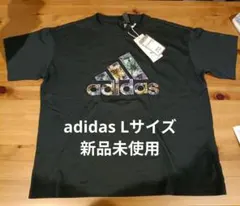 新品未使用 adidas フラワープリント Tシャツ Lサイズ