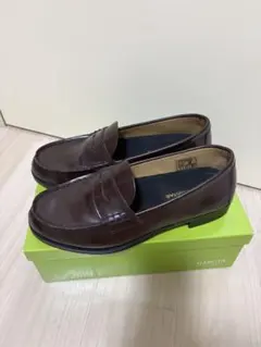 HARUTA ダークブラウン ローファー 23.5cm