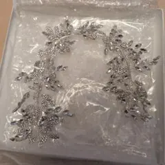 LoveTiara シルバークリスタルリーフヘッドドレス