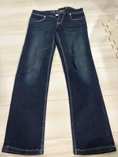 El Boite Jeans ダークブルー ストレートデニム　Sサイズ