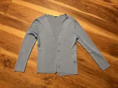 ★アナイ アセテートポリエステルVネックカーディガン 38