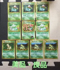 希少美品・良品　旧裏　フシギダネ　エリカのフシギソウ　ベイリーフ