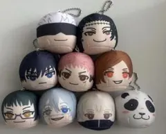 キャラクターぬいぐるみ 9体セット　呪術廻戦　おまんじゅうにぎにぎマスコット